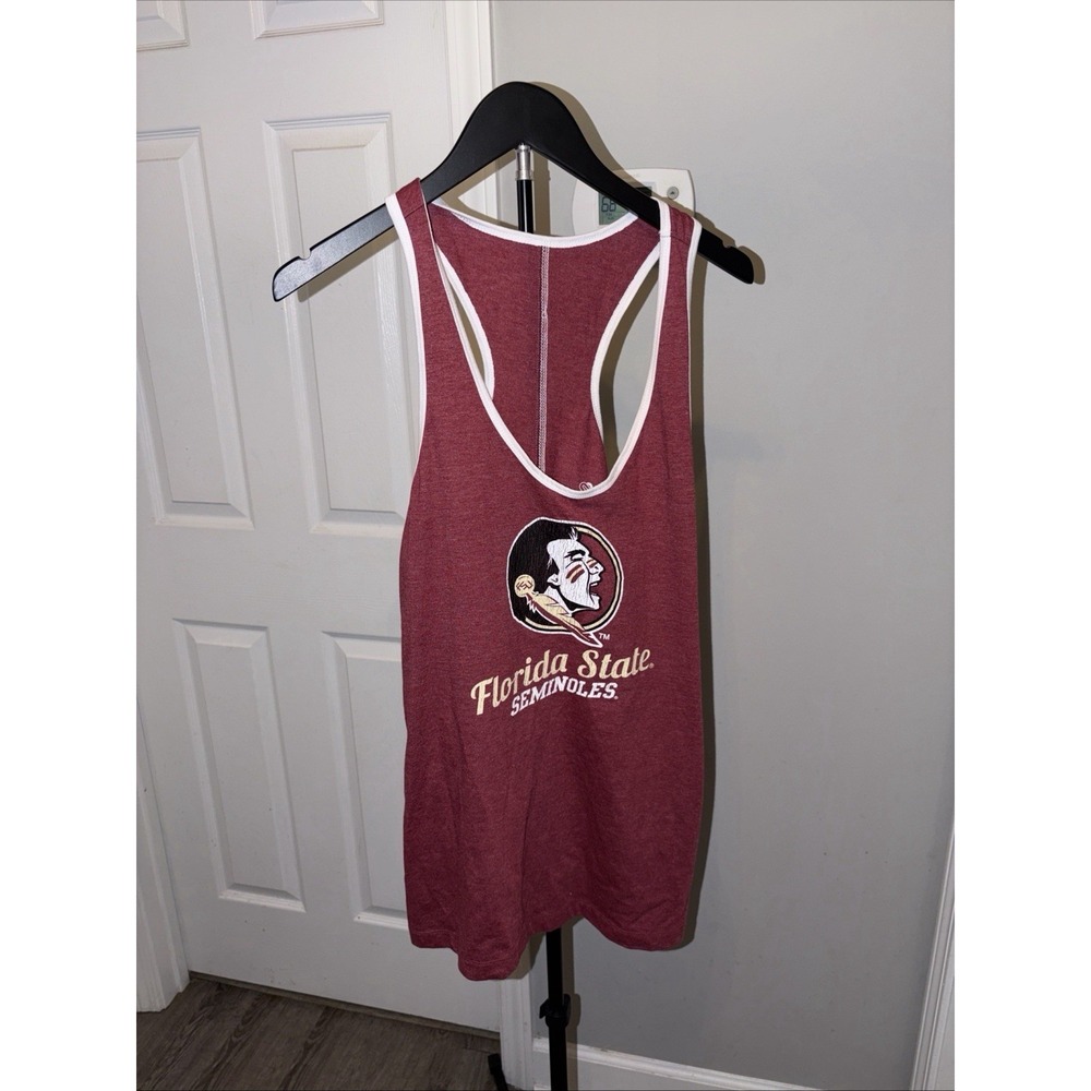 COLOSSEUM Florida State Seminoles FSU Racerback Tank Top Womens XL Vtg Style